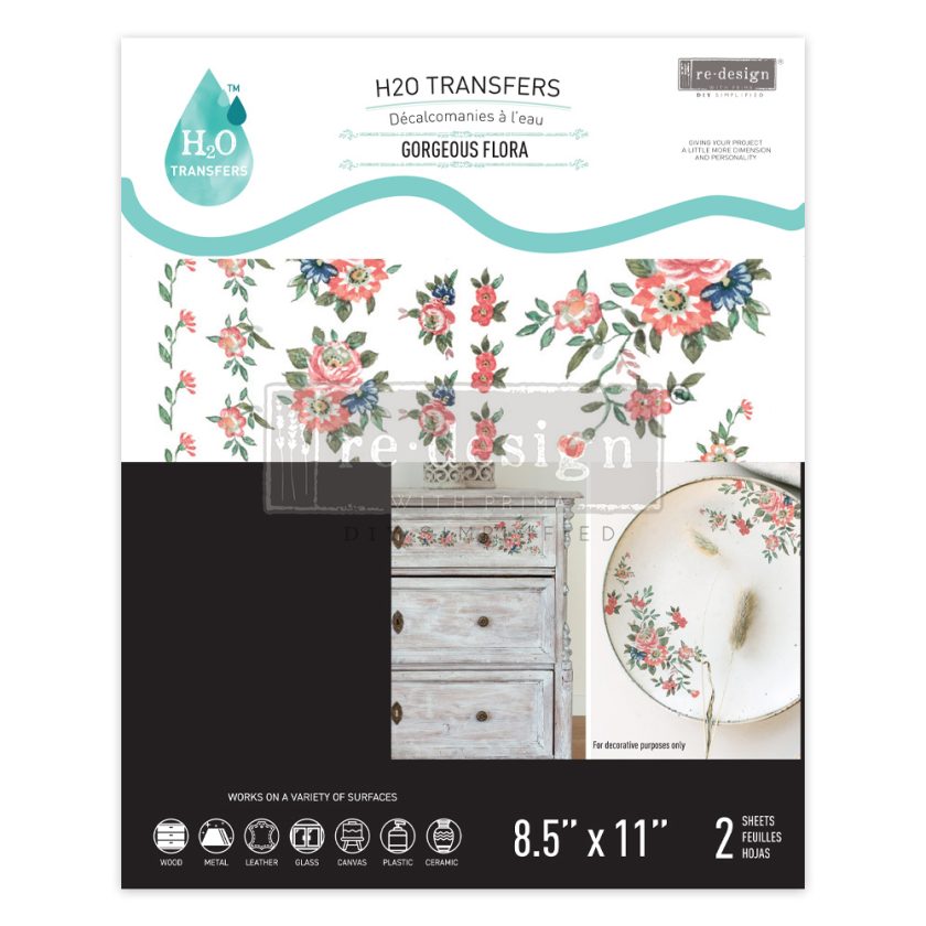 Gorgeous Flora - Redesign H20 Transfer