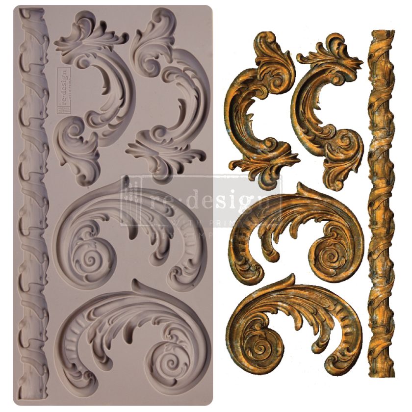 Redesign Décor Mould - Lilian Scrolls