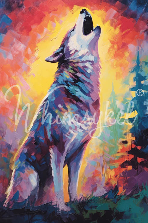 Twilight Howl Tissue Paper (Approx 53cm x 73cm)