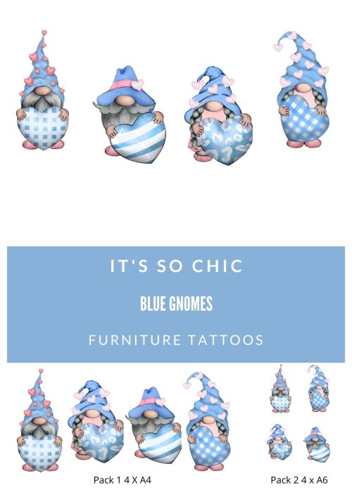 Blue Gnomes Furniture Tattoos®️ (transfers)