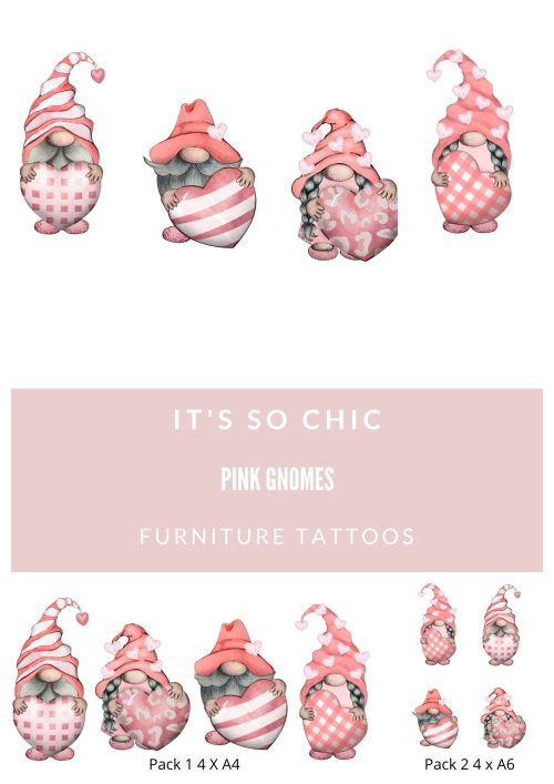 Pink Gnomes Furniture Tattoos®️ (transfers)