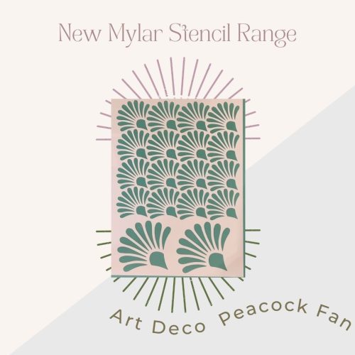 Art Deco Peacock Fan