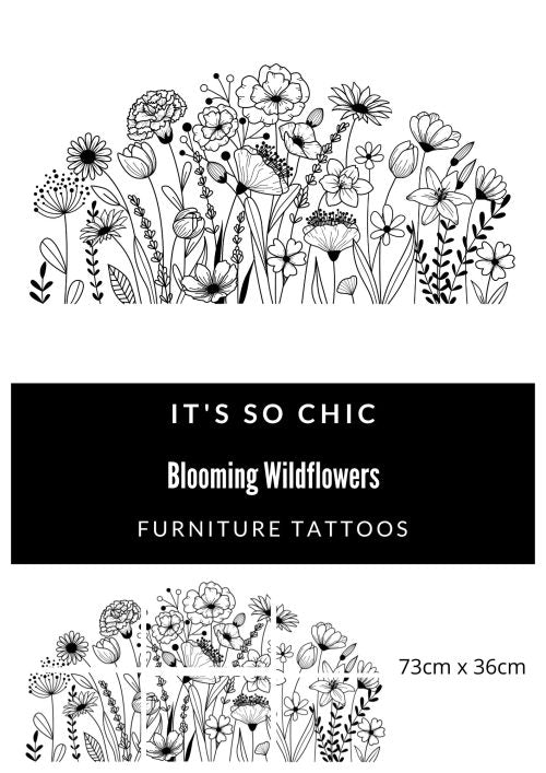 Blooming Wildflowers Furniture Tattoos®️