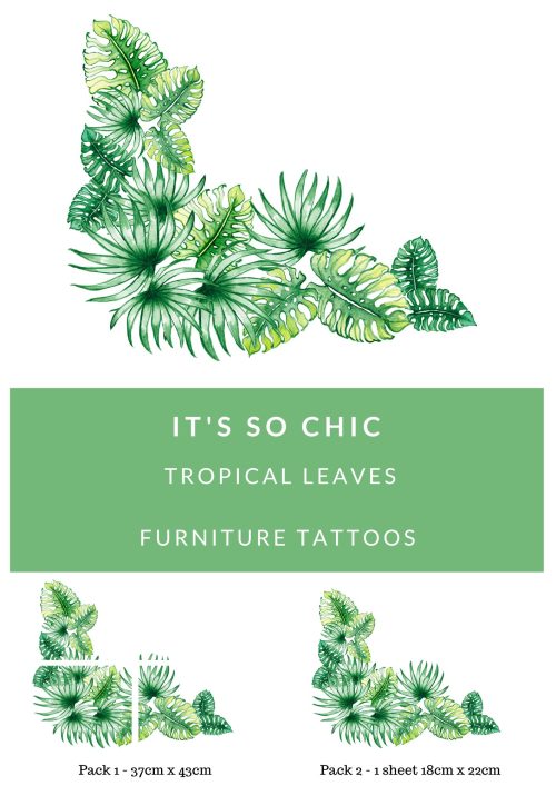 Tropical Leaves Furniture Tattoos®️