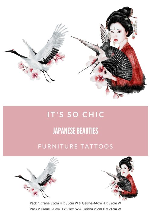 Japanese Beauties Furniture Tattoos®️ (transfers)